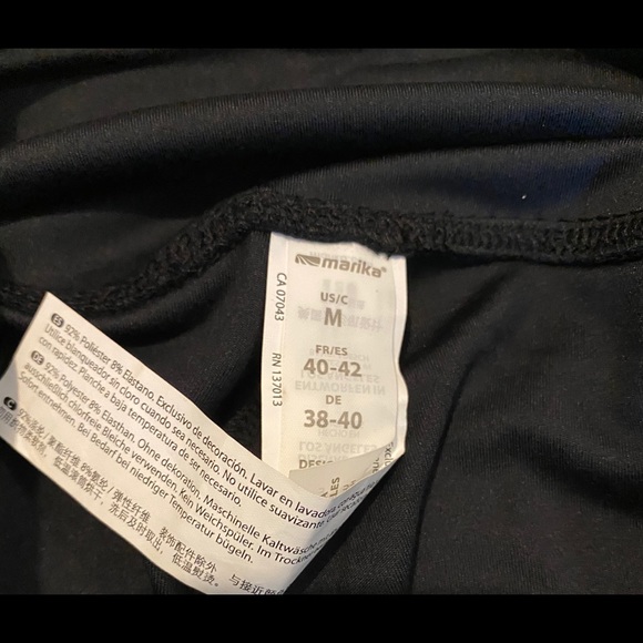 ~SOLD) Marika Black/Silver Sparks Ankle Leggings - Picture 5 of 10